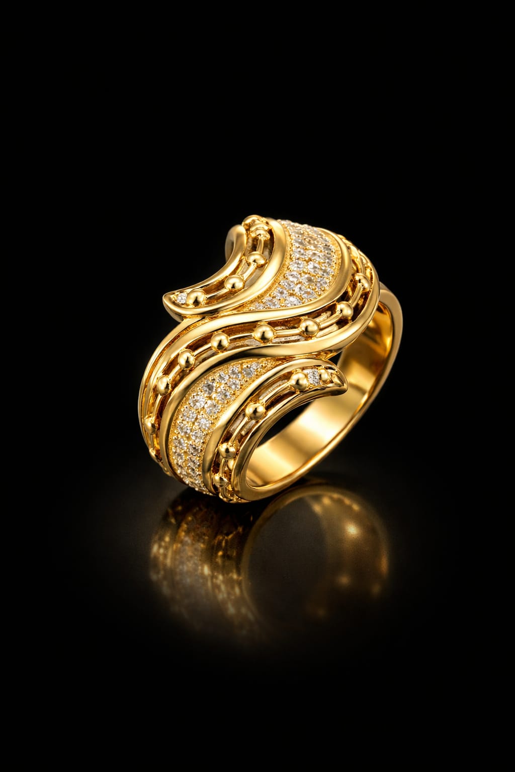 Dark Aura Diamond Band