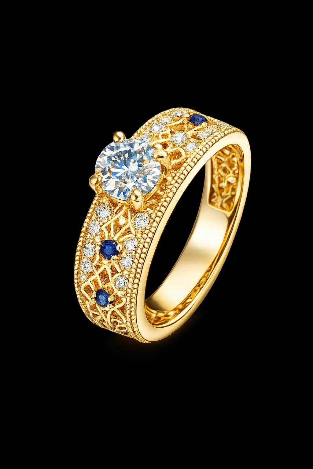 Nivora Royal Sapphire Glow Ring